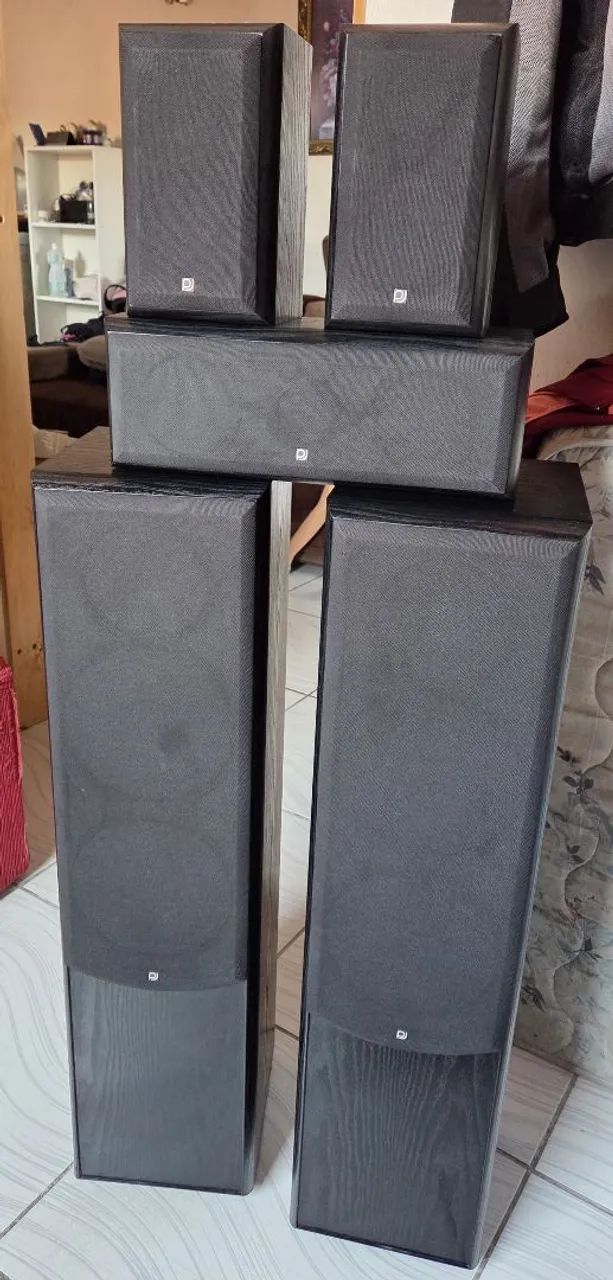 Caixas Home Theater Jamo S 416 HCS 3 .