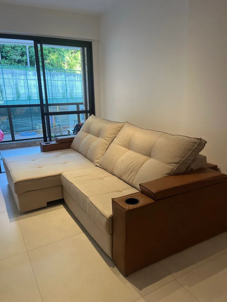 Sofá retrátil seminovo - Foto 2