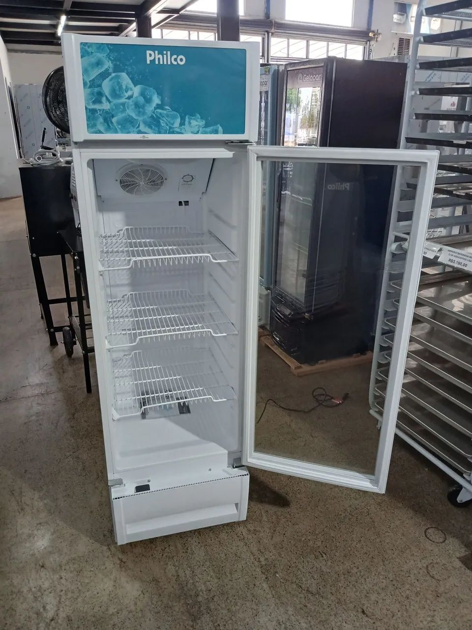 Expositor vertical Philco 211 litros branco novo - Foto 4
