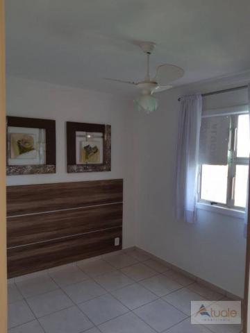 Apartamento com 2 dormitórios para alugar, 46 m² por r$ 1.050,00/mês - parque villa flores - Foto 13