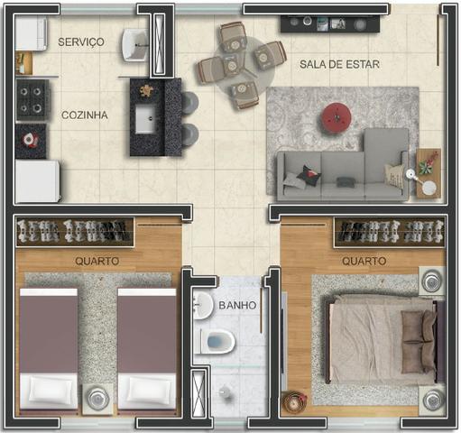 Apartamento de 2 quartos no Pindorama - Foto 3