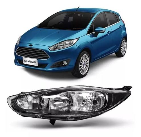 Farol Preto Mascara Negra Fiesta 2014 2015 Original Esquerdo
