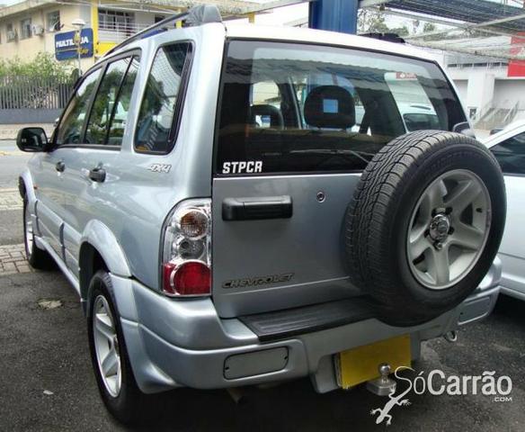 Gm tracker 2.0 4 x 4 2009 completa prata com couro teto - Foto 6