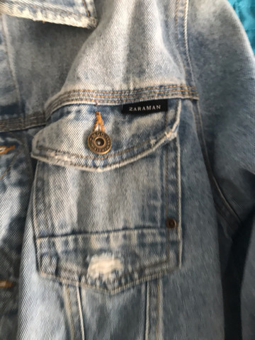 jaqueta jeans zara masculina