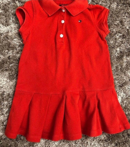 vestido infantil tommy hilfiger