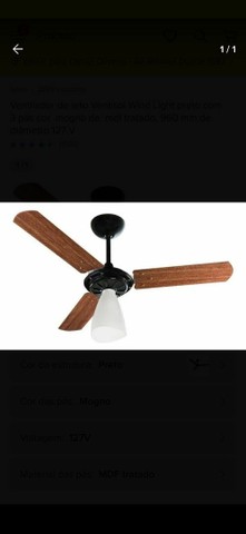 Vendo ventilador de teto ventisol (ventilador e exaustor)