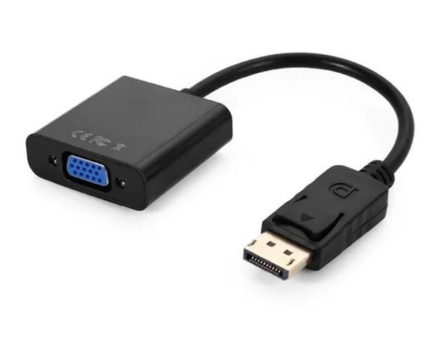 Adaptador Displayport para Vga Imagem Notebook Monitor 