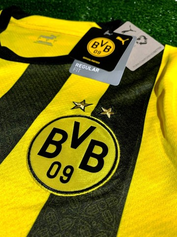 Camisa de Time - Borussia Dortmund - 22/23 - Versão Fã - Foto 4