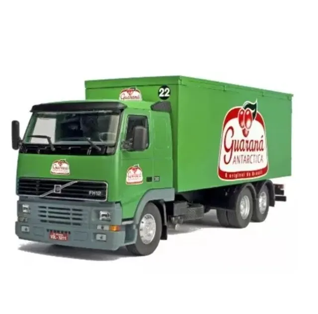 Miniatura Caminhão Scania - Baú Coca Cola Escala 1/64 25 Cm