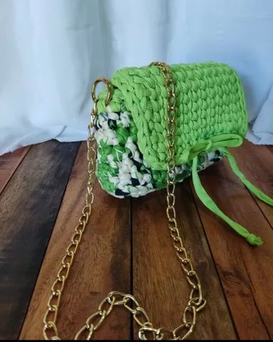 Bolsas em crochê 50,00 ateliê kairos  - Foto 2