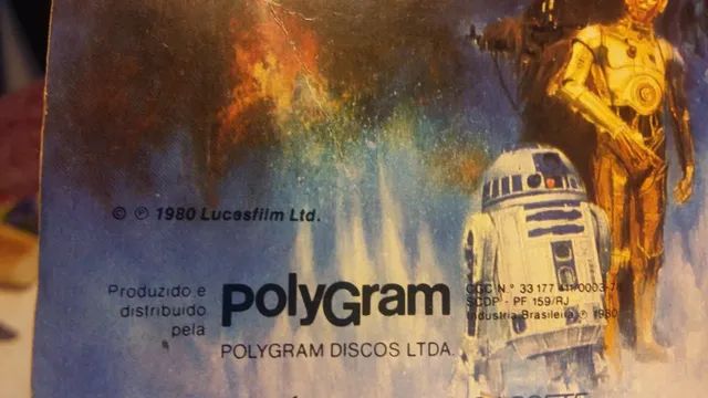 LP vinil Star Wars: O Império Contra-Ataca. Ano 1980. - Foto 3