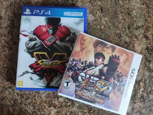 Super Street Fighter 4 3D + Street Fighter 5 (PS4) - Videogames - Badu,  Niterói 1246517563