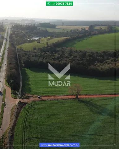Área industrial em Ponta Grossa em frente a Bunge