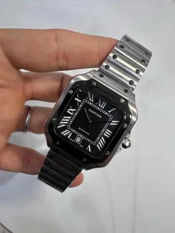 Relógio Cartier Santos All Black 40mm Premium