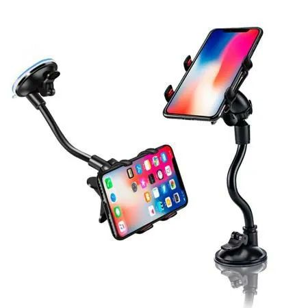 Suporte de celular veicular com ventosa e braço articulado uber pop promoção - Foto 3