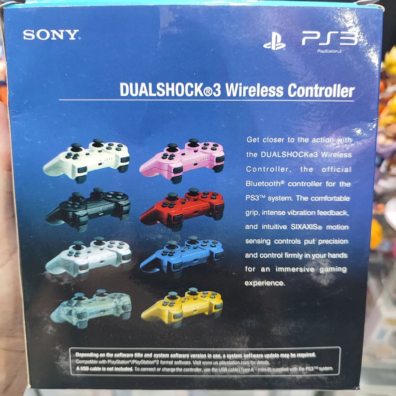 Controle PS3 com Logo Sony Novo - Aceito OLXPAY e Faço Envio  - Foto 2