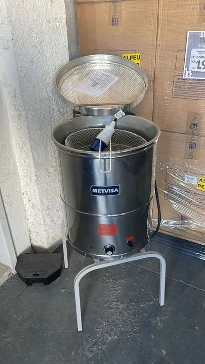 Fritadeira água/óleo elétrica 38 litros 5000w- Metvisa