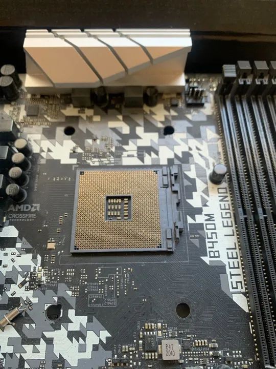 Placa Mãe Asrock STELL LEGEND b450M - Foto 4