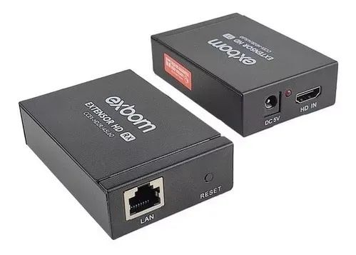Extensor Hdmi Rj45 60 Metros Cat5e Ou Cat6 Full Hd Exbom Loja Coimbra Computadores Entrega - Foto 3