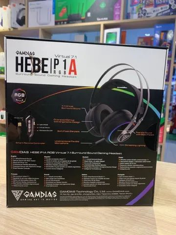 HeadFone Gamer Hebe P1A - Novo Lacrado - Loja Fisica  - Foto 2