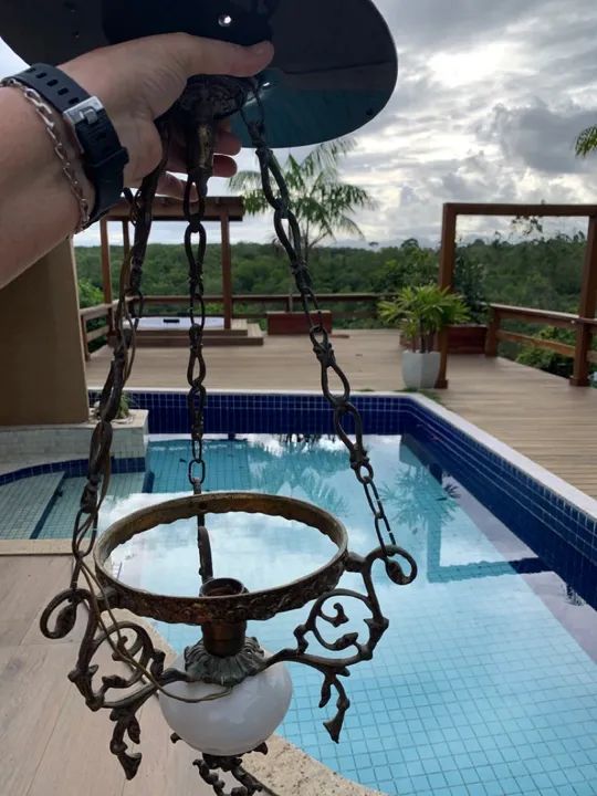 Lustre de Cristal Vintage antigo lindo - Foto 3