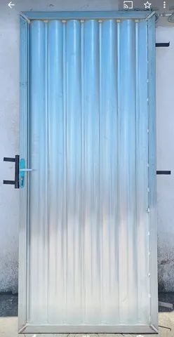 Portão novo GALVANIZADO de 210x90 - Foto 2