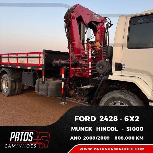 Ford 2428 6x2 Munck Hincol 3100 2008/2009 - Foto 5