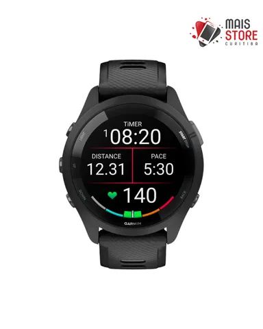 Relógio Garmin Forerunner 265 Music- Black/Powder Gray-  010-02810-00 (Novo/Lacrado) - Foto 3