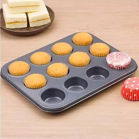 Forma De Cupcakes 12 Cavidades  - Foto 2