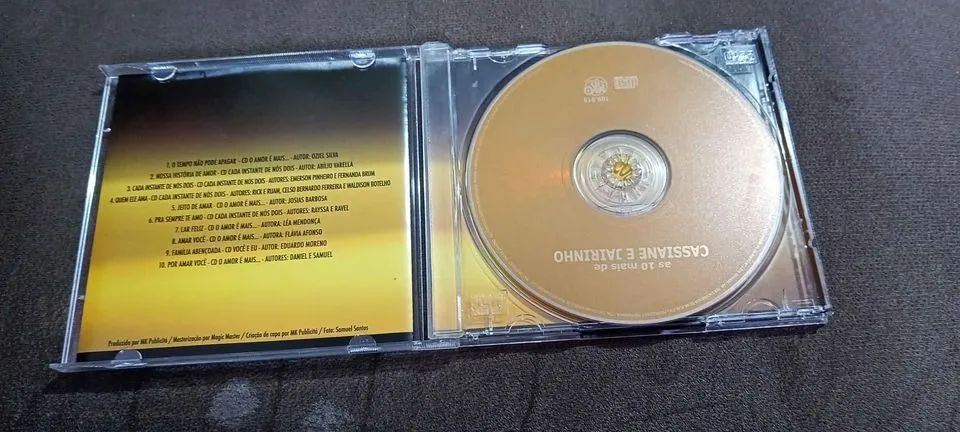 CD AS 10 Mais de Cassiane e Jairinho Mk Cd ouro - CDs, DVDs etc