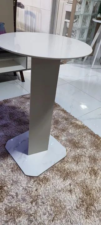 Mesa de centro branca moderna - Foto 4