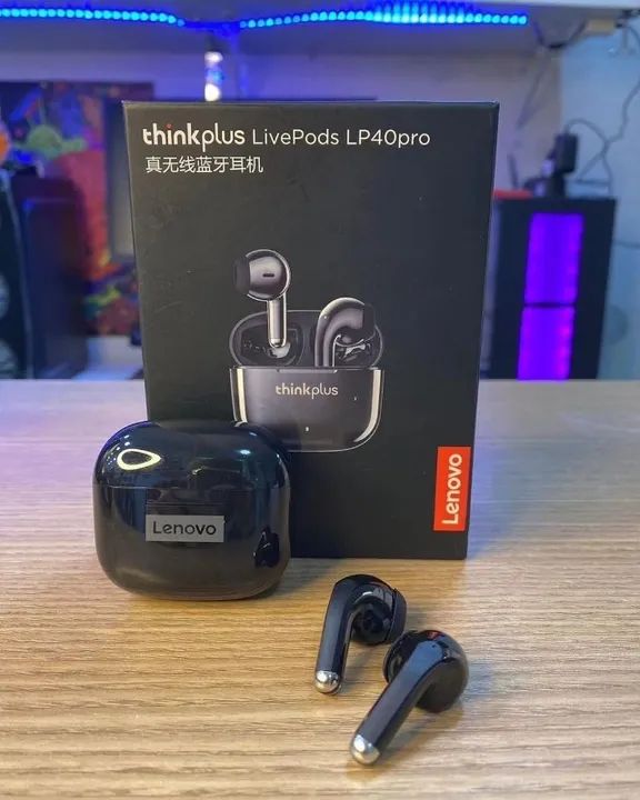 Fone de Ouvido Bluetooth Lenovo LP40 Pro