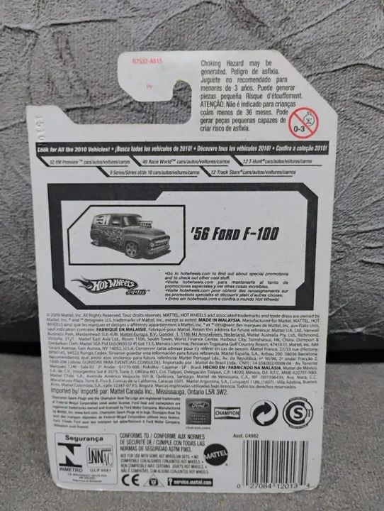 Hot Wheels '56 Ford F100 Lacrada - Hobbies e coleções - Itaum