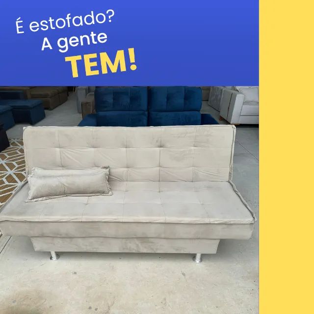 Sofa cama, pratico e muito confortavel em oferta
