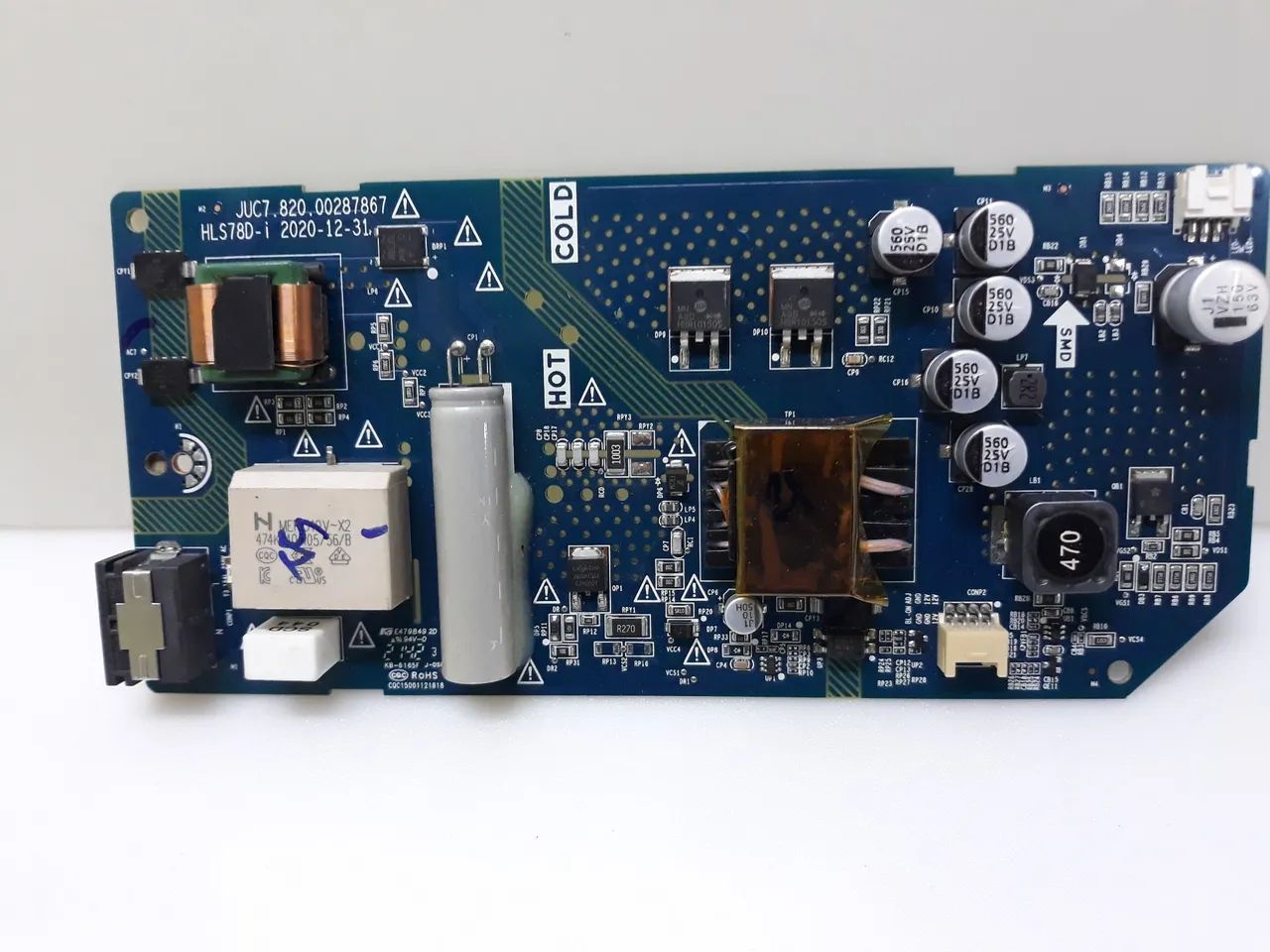 Placa de fonte tv Philco. Ptv32g70rch. Usada porém Boa. 