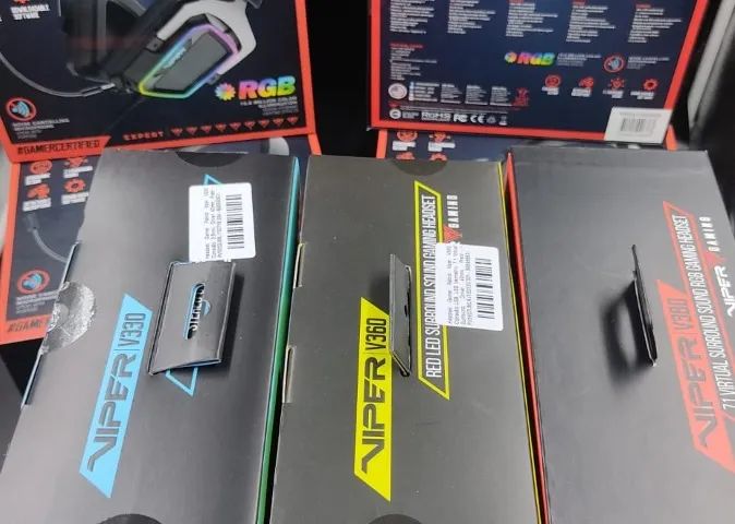 Headset Gamer Patriot Viper V330, Conexão 3.5mm, Driver 40mm, Preto - PV3302JMK - Foto 6