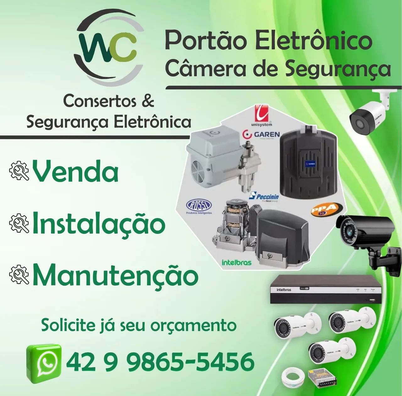 Motor de portão todos os modelos 