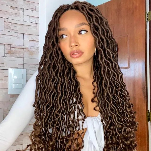 Trança box braids com cachos - Serviços - Vida Nova, Lauro de Freitas  1282800249