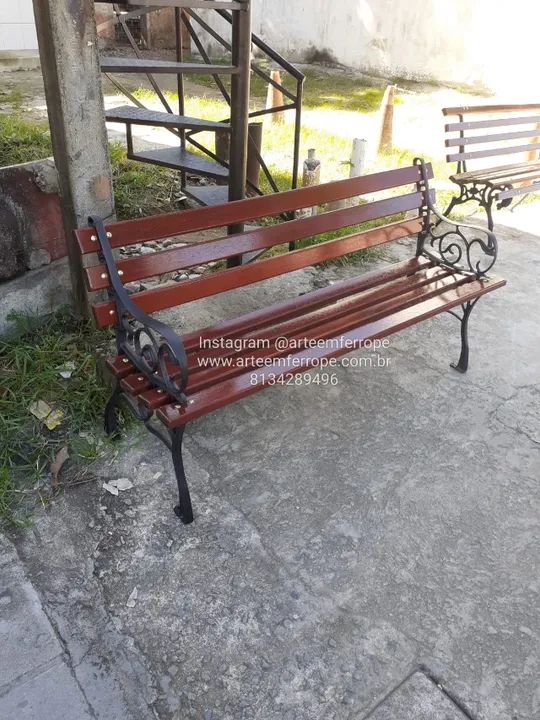 Banco de jardim - Arte em Ferro - Foto 4