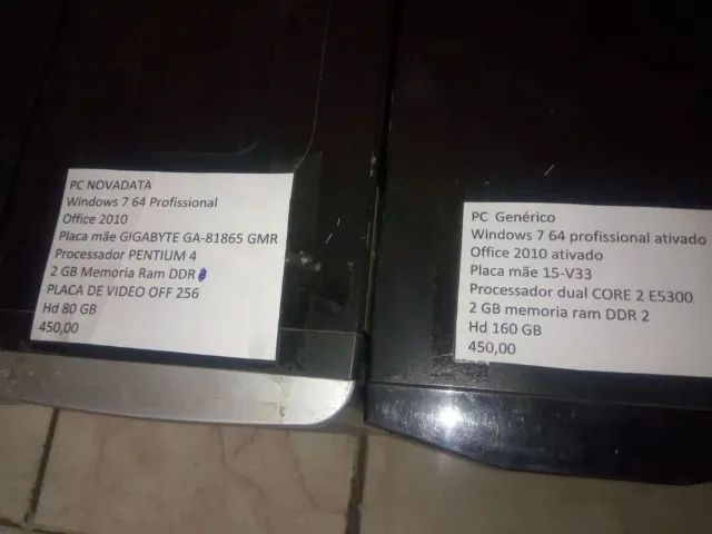 Lote 10 Computadores Dual Core Vários Modelos 2Gb DDR 2 HD 80 ou Mais - Foto 5