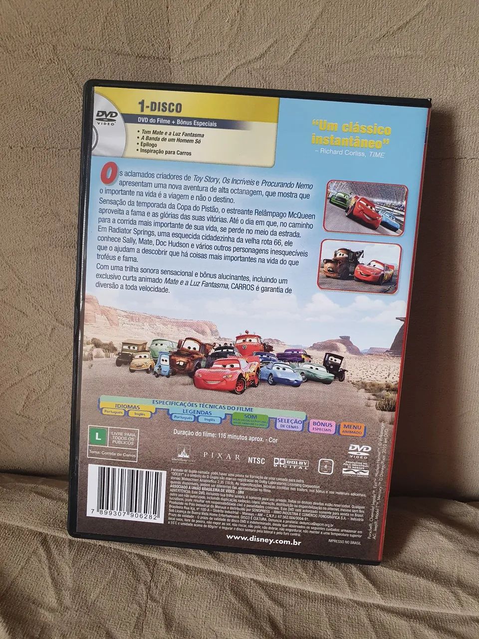 Dvd pixar carros - Foto 2