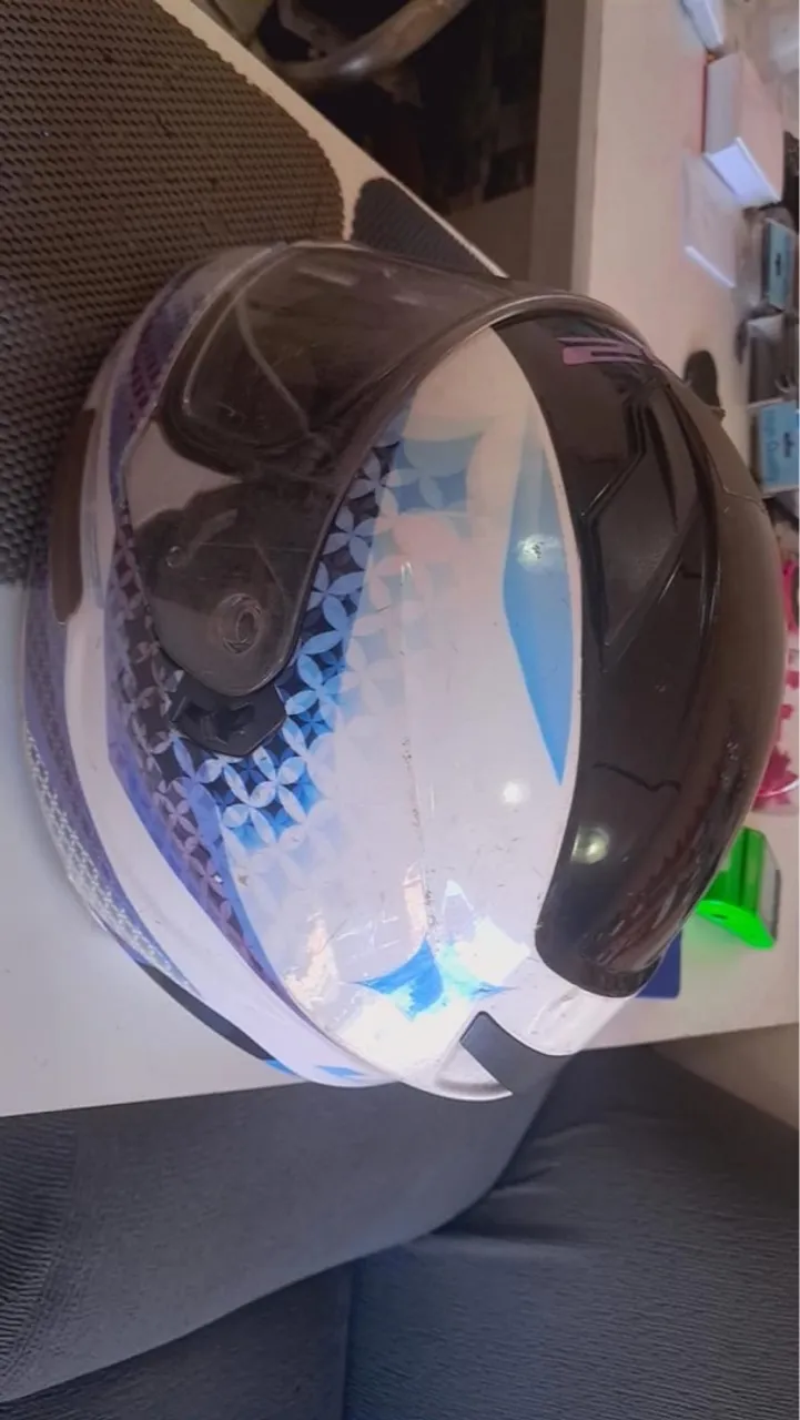 CAPACETE LS2 CLASSIC XDRON CYAN ROSA