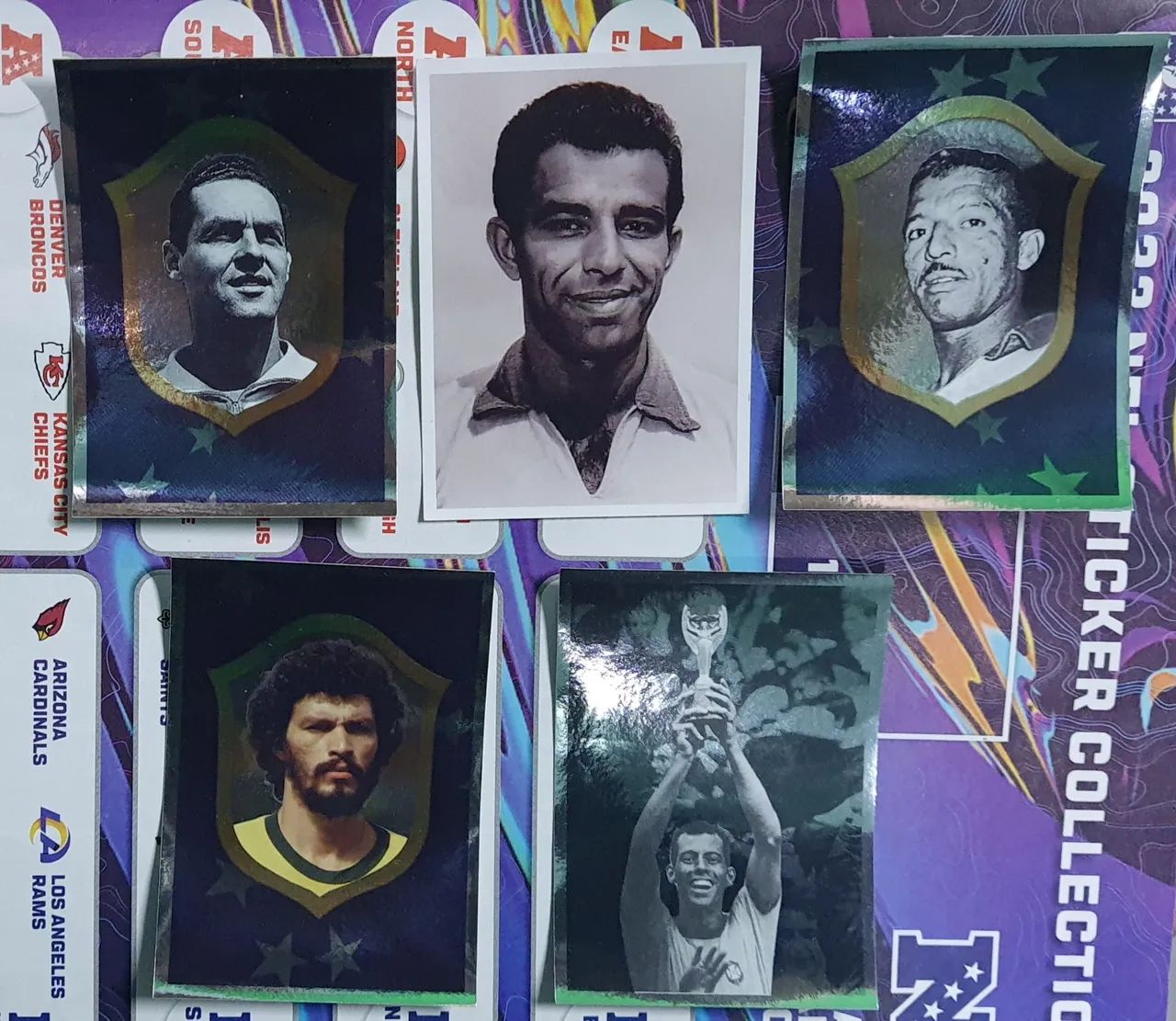 Figurinhas da Copa Seleção Brasileira Panini 