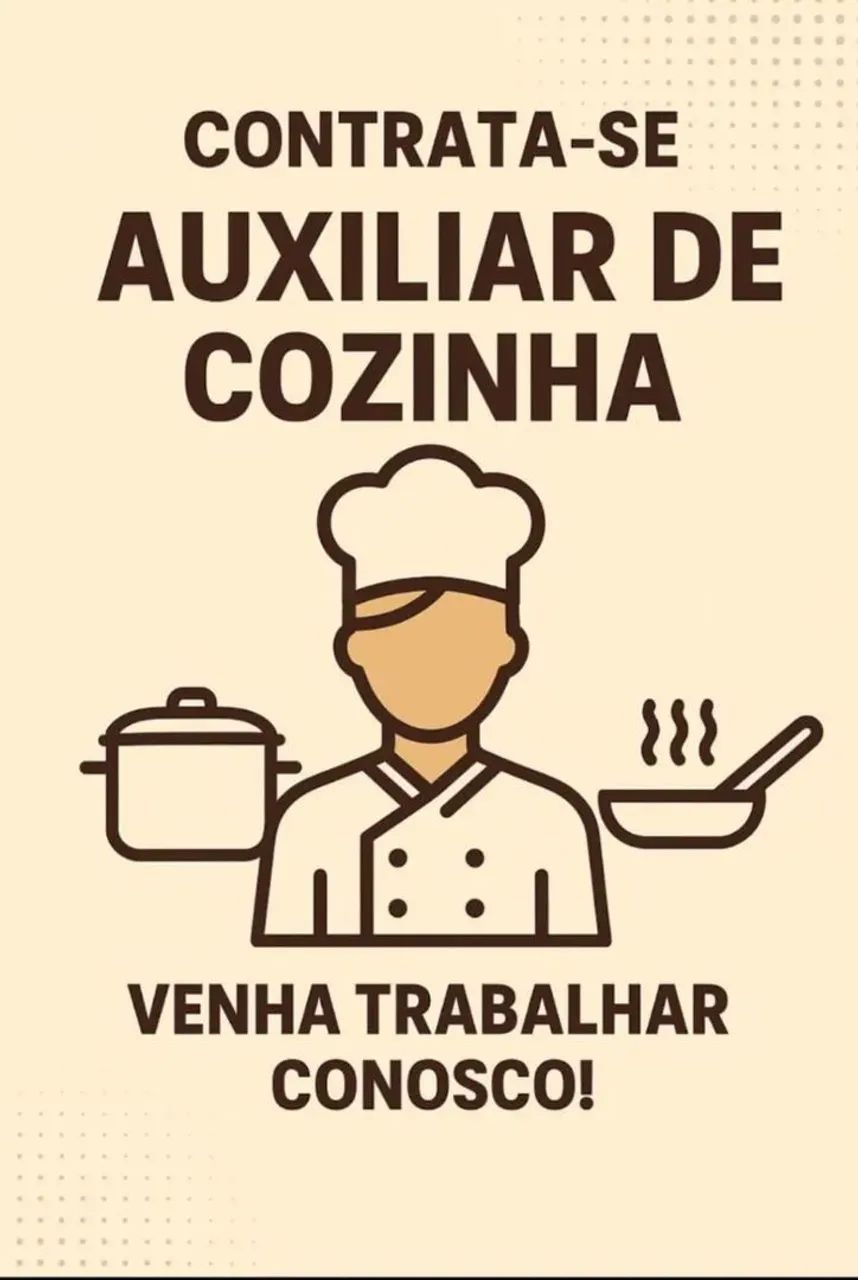 Contrata-se Auxiliar de Cozinha