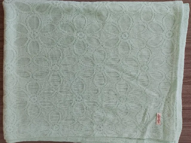 Manta para ensaio newborn cor menta