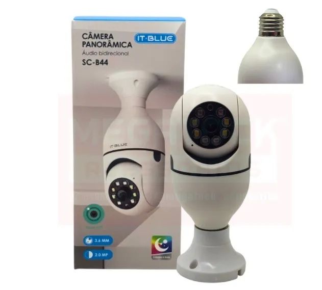 Câmera IP panorâmica SC-B44 It-Blue LAMPADA     - Foto 4