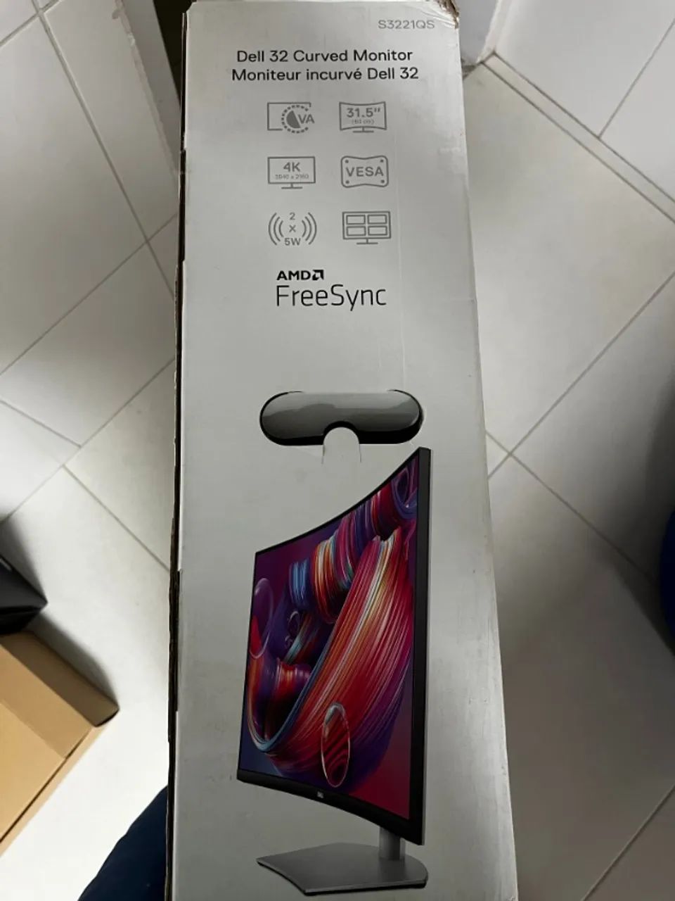 Monitor Dell 32 polegadas 4k AMD Sync 