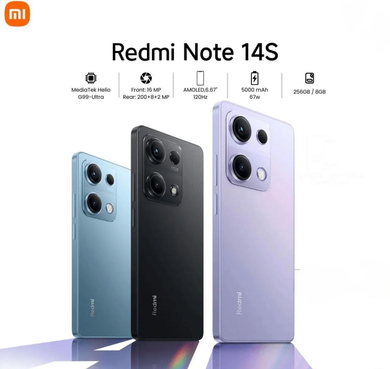 Note 14S NFC (4G) 256Gb/8Gb (Câmera 200mp)<br> L - Foto 3