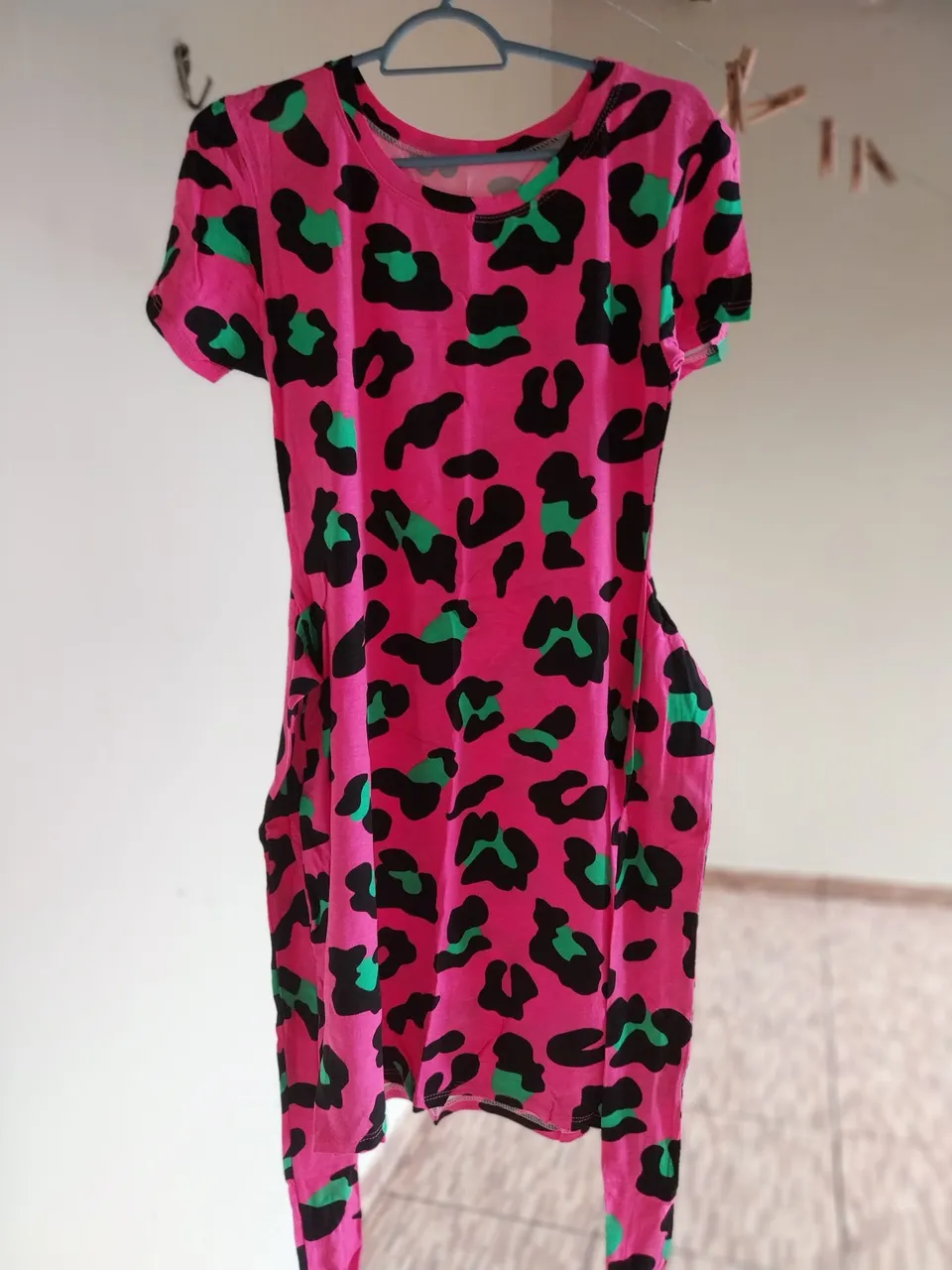 Vestido Leopardo Rosa