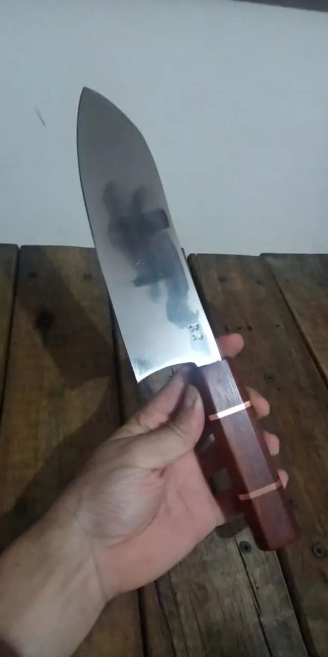Faca de Cozinha Japonesa Santoku - Foto 3